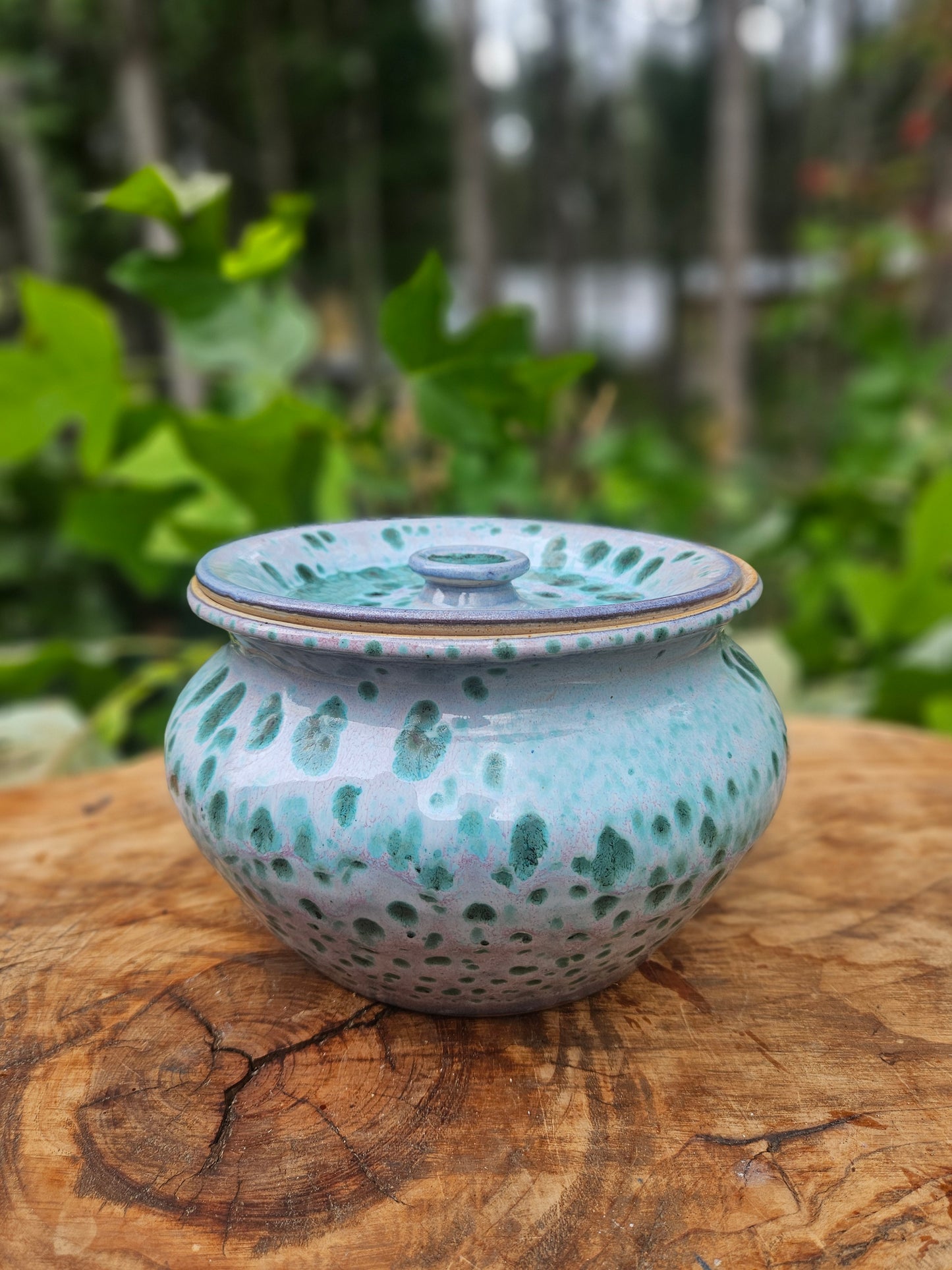 Blue and Green Casserole Dish