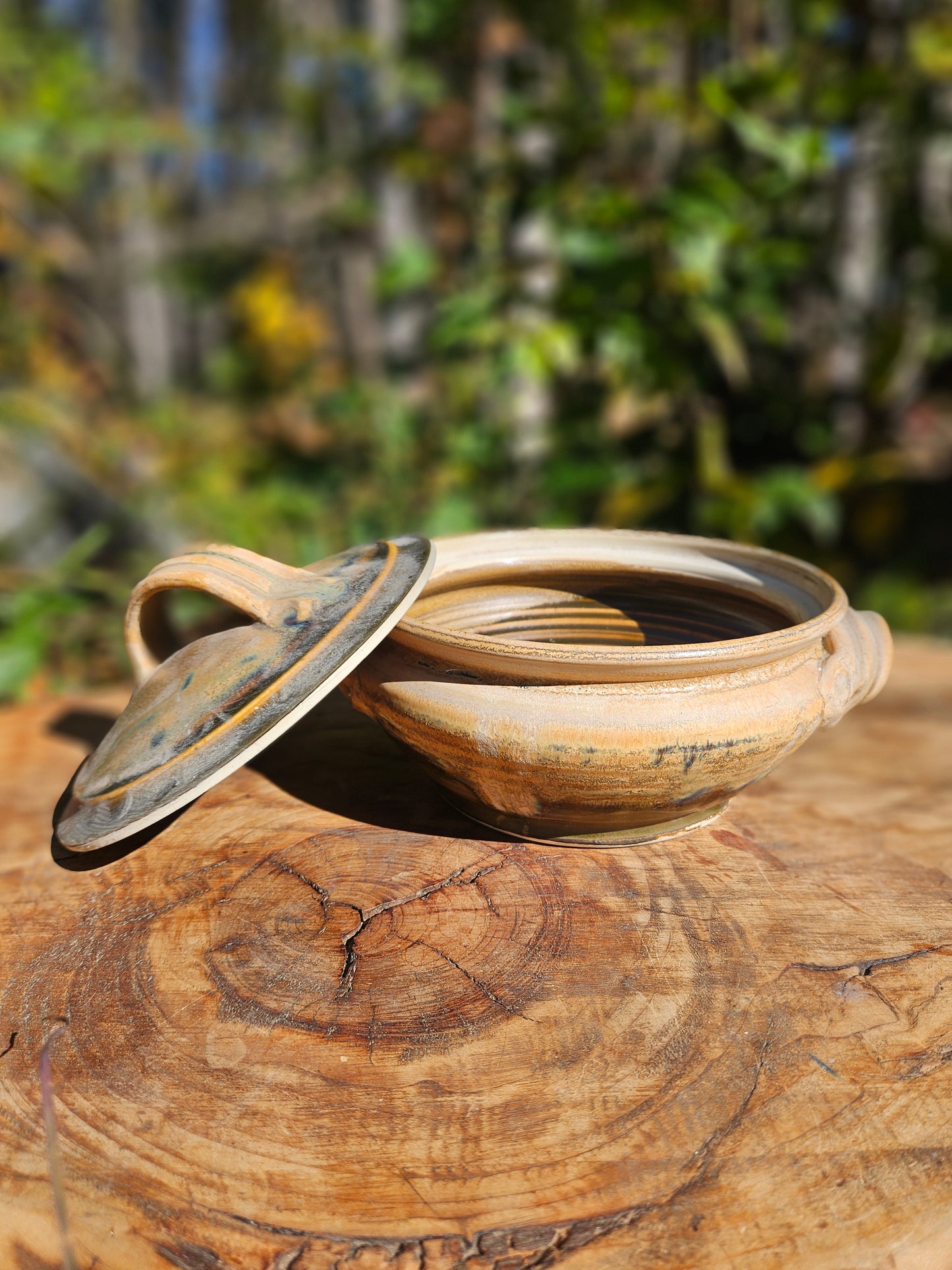 Small Beige Casserole Dish