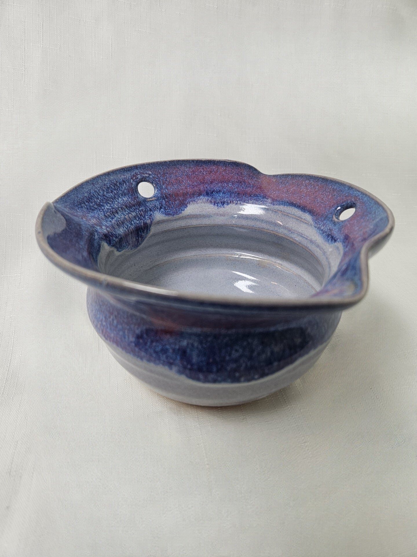 B58 - Blue and Purple Hanging Bowl