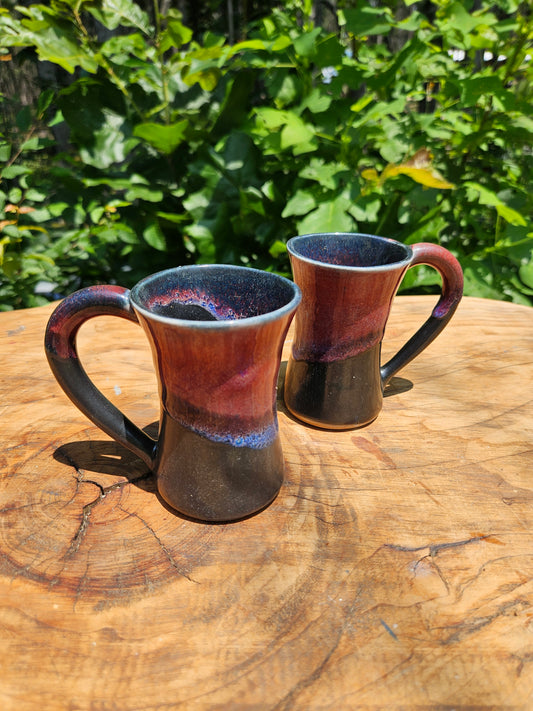 Red Galaxy Espresso Mugs