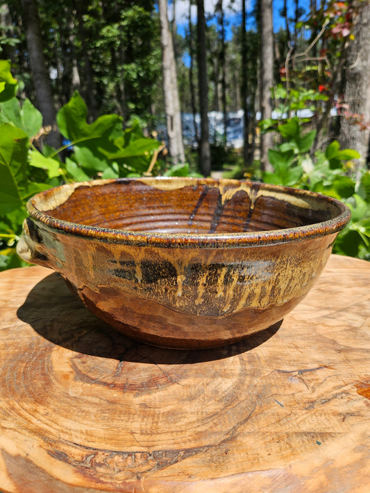 Brown Serving Bowl