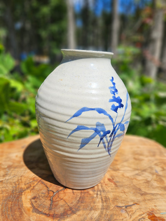 Large Vase with Floral Design