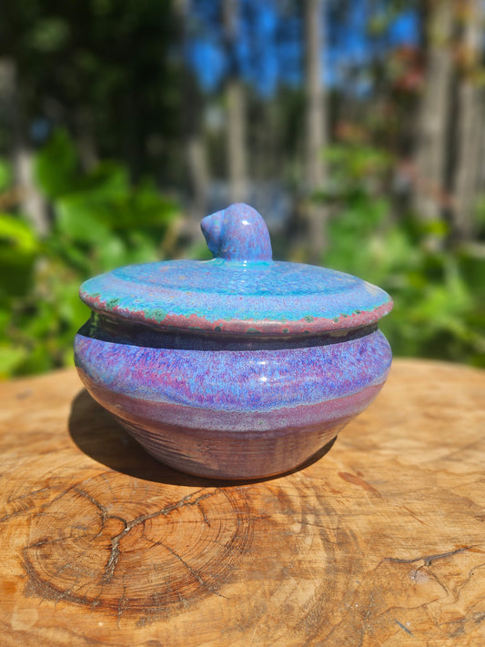 Blue and Purple Casserole Dish