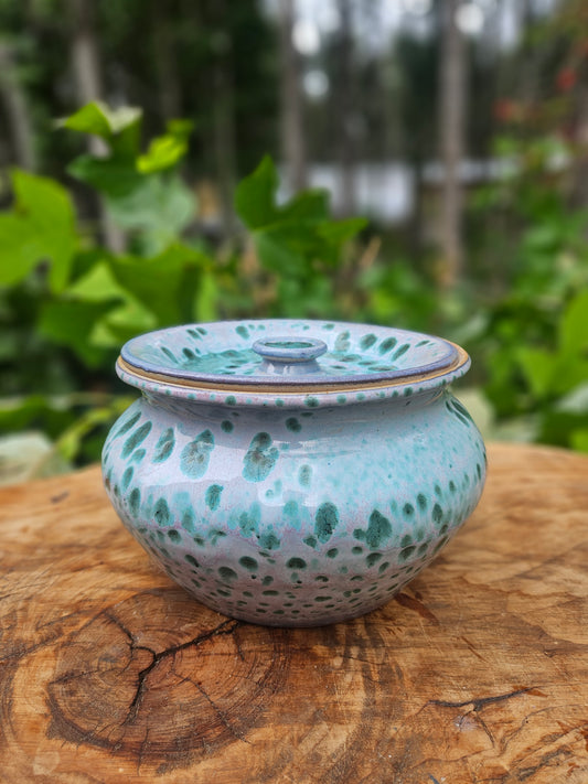 Blue and Green Casserole Dish
