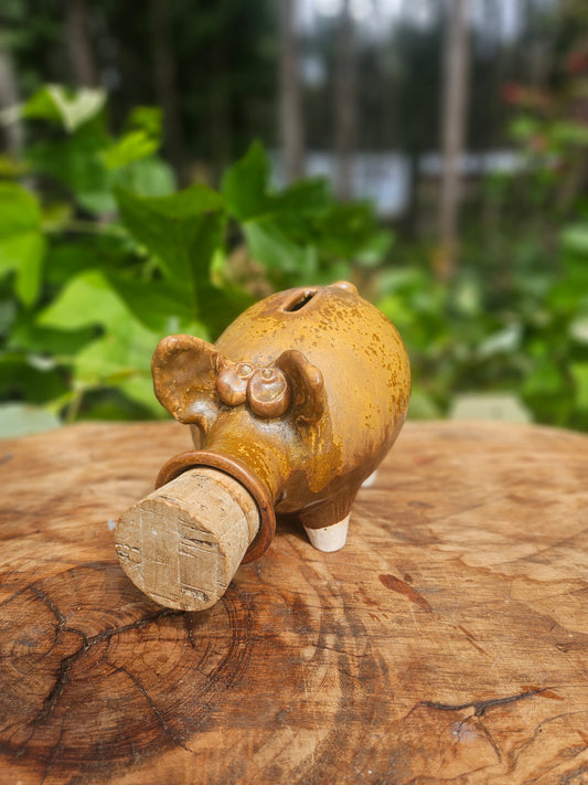 Brown Piggy Bank