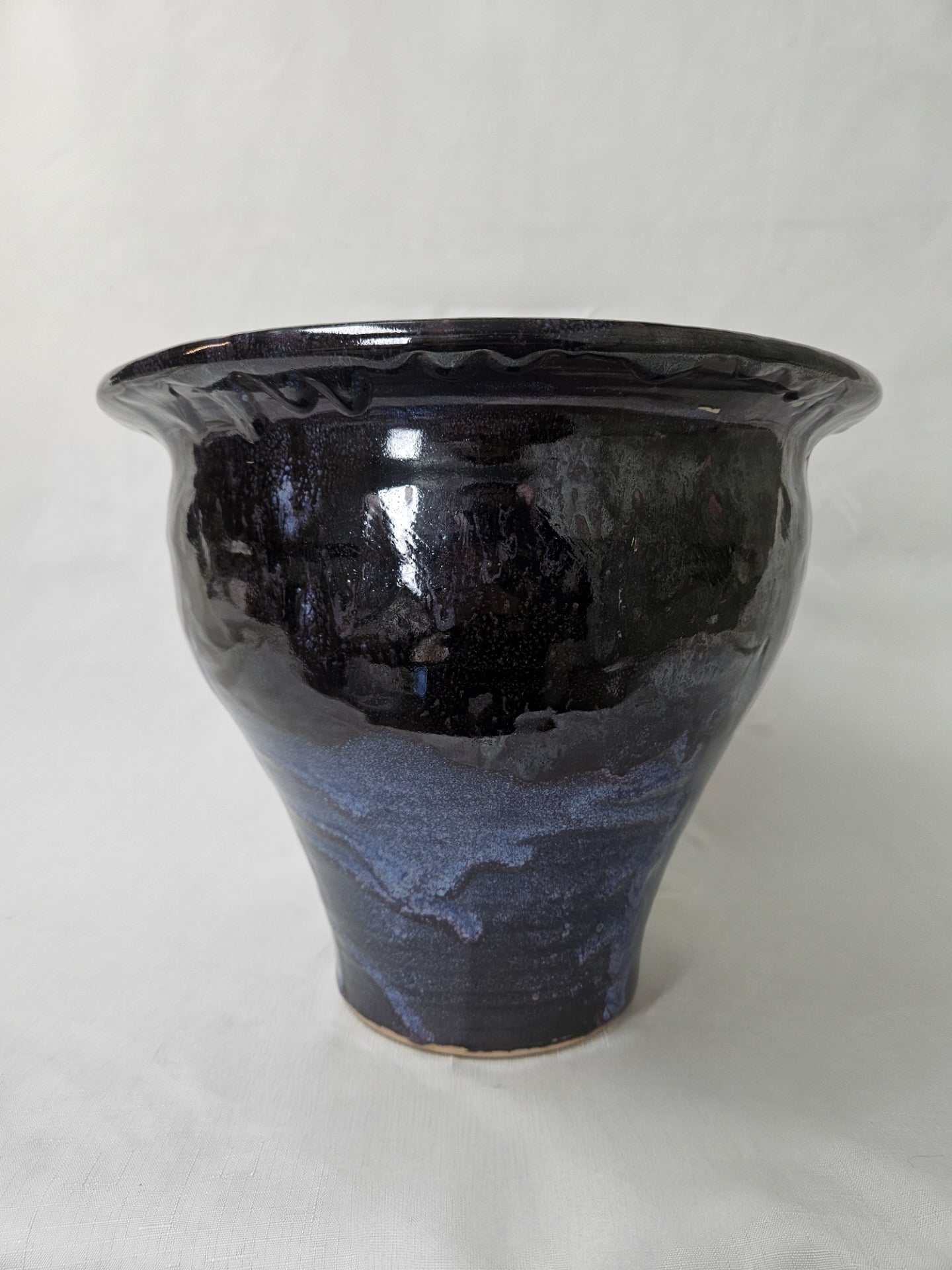 B1 - Large Black and Blue Vase