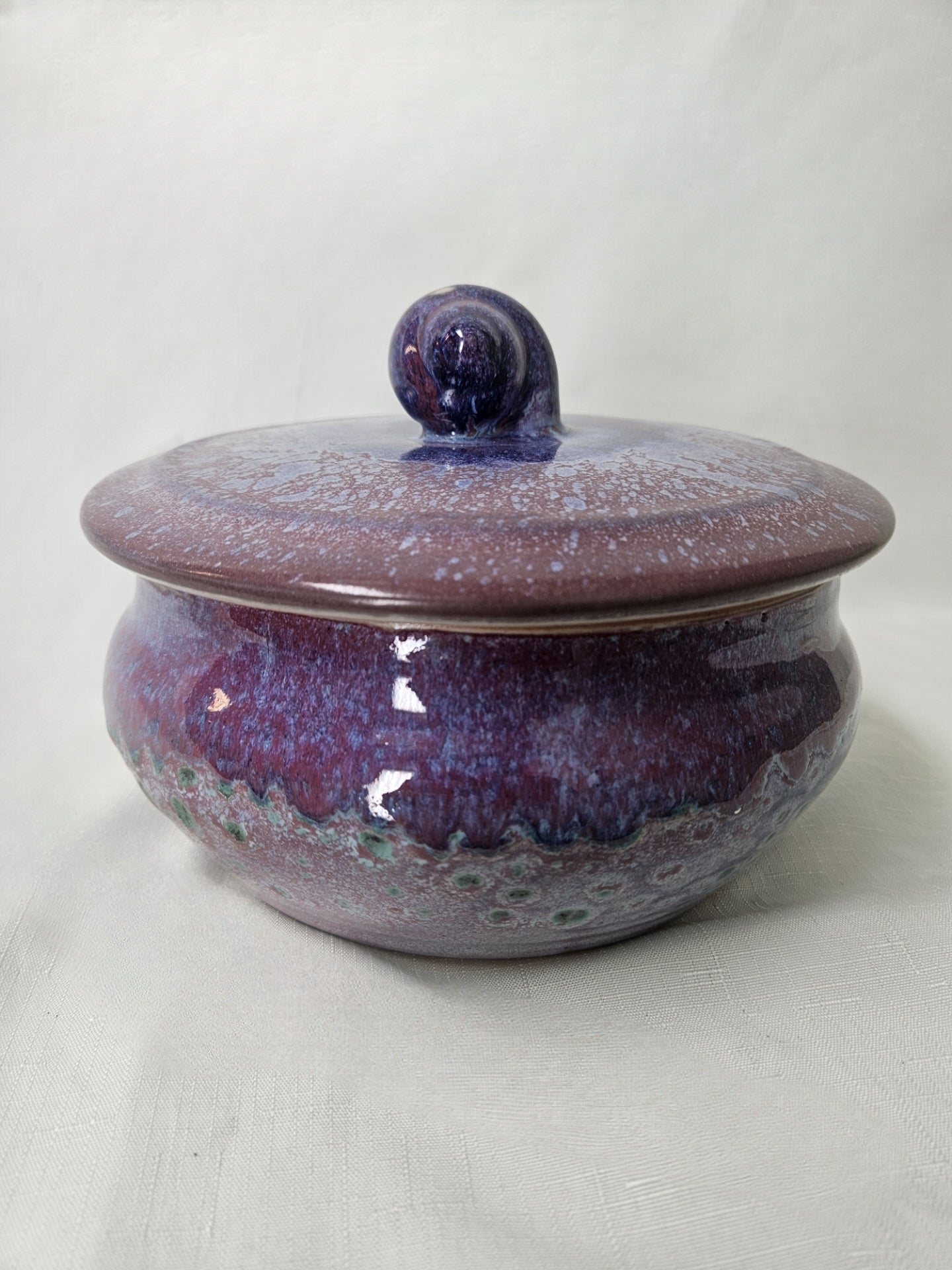 D2 - Blue and Purple Casserole Dish