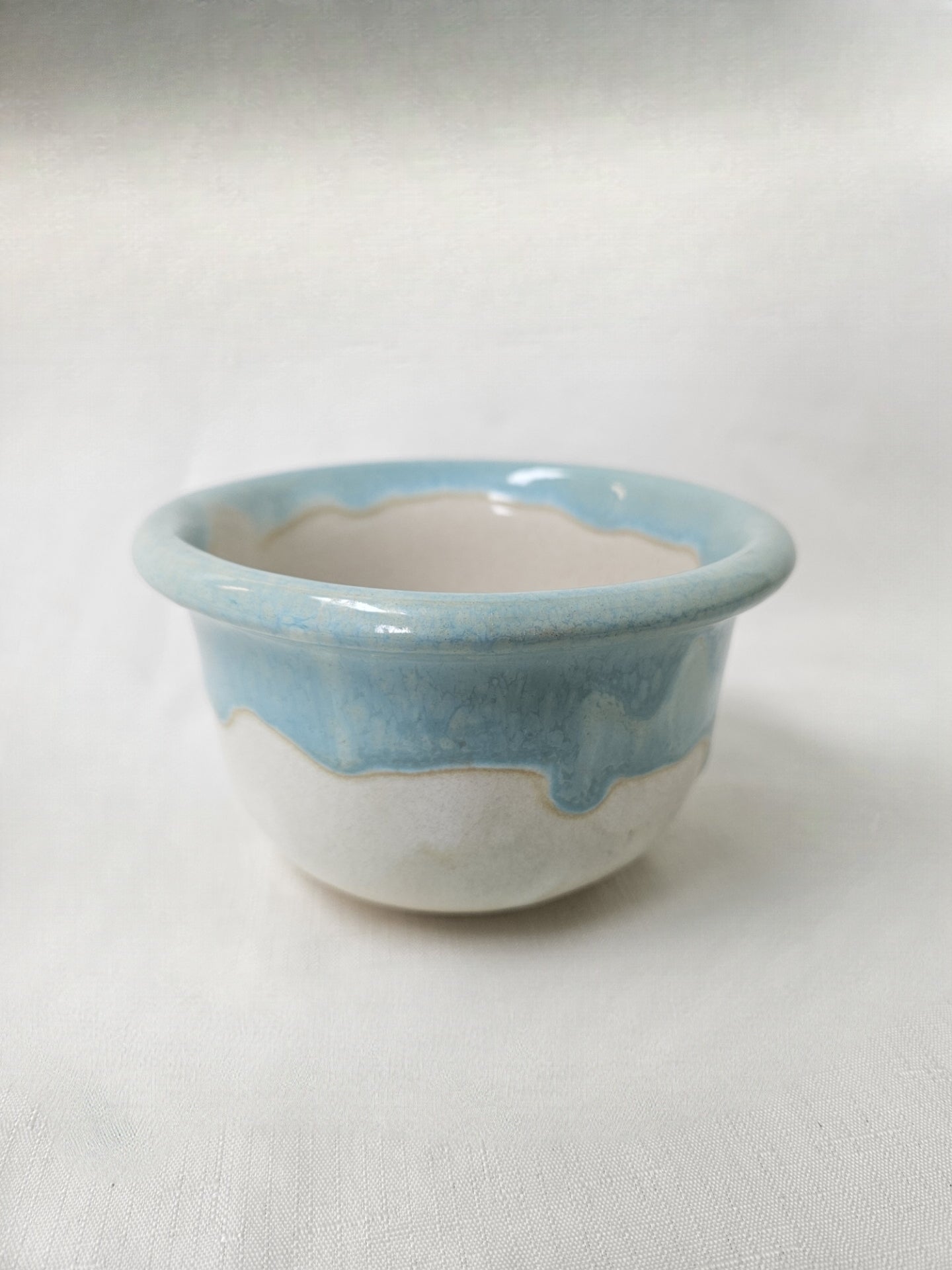 B10 - Light Blue Drip Bowl