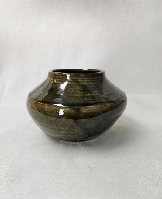 V46 - Round Green Vase