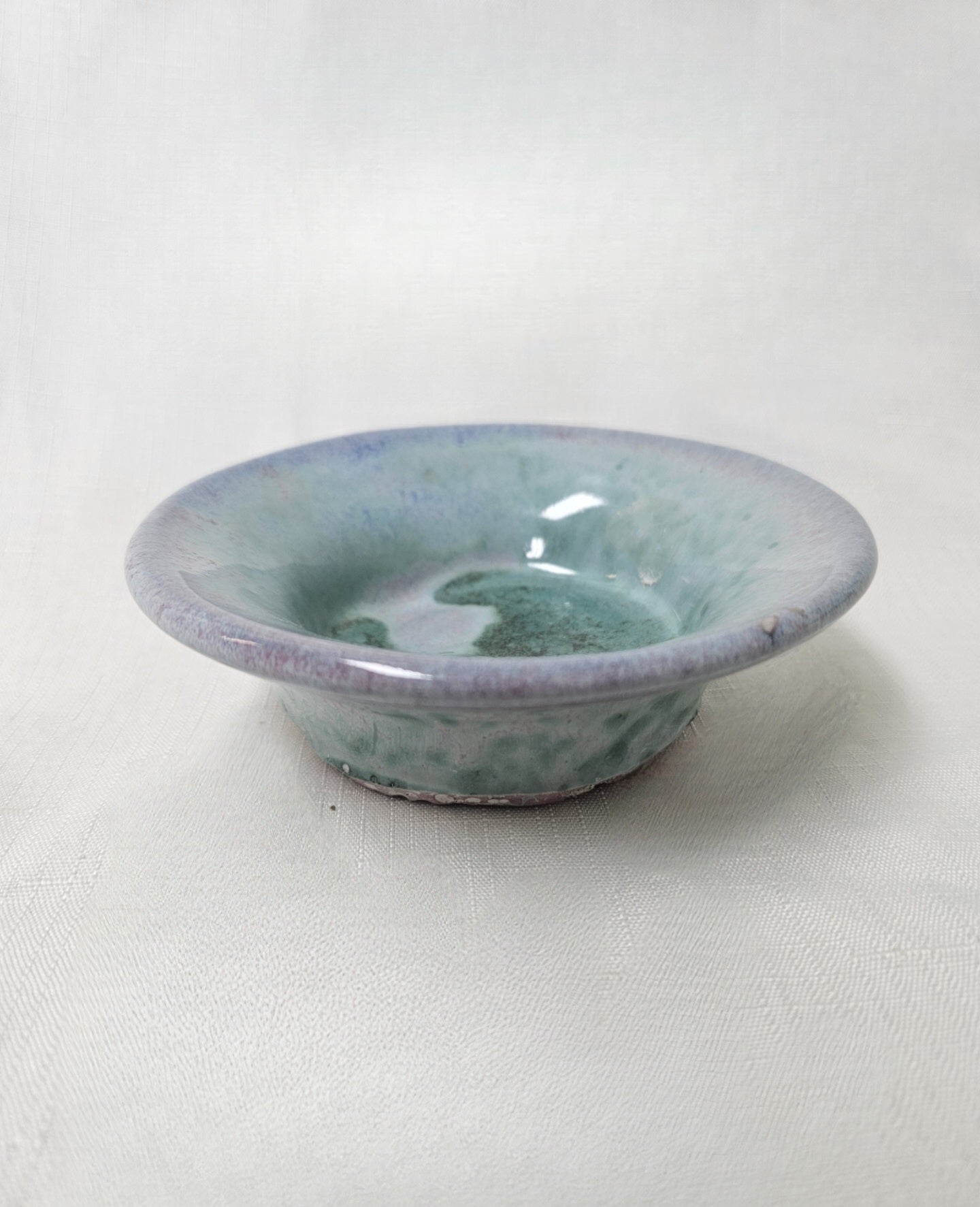 B54 - Small Green and Purple Bowl