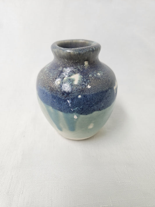 V23 - Green and Blue Small Vase