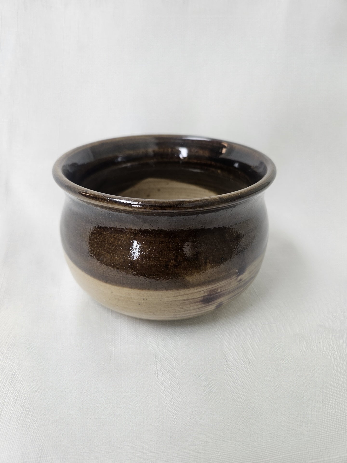 B57 - Brown and Beige Bowl
