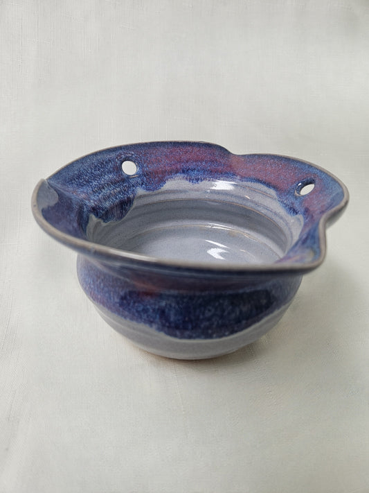 B58 - Blue and Purple Hanging Bowl