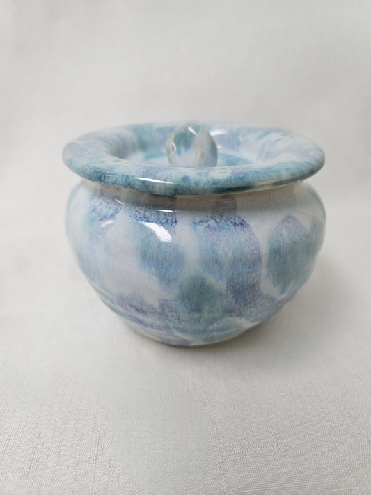 B47 - Light Blue Sugar Bowl